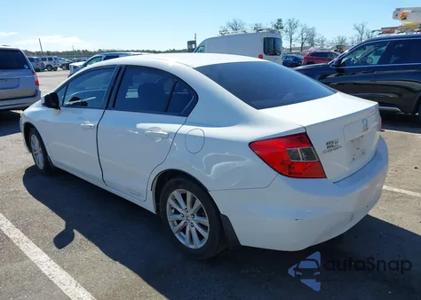 2012 Honda Civic Ex-L from USA, damaged, VIN 19XFB2F96CE036289